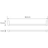 Полотенцедержатель WASSERKRAFT KAMMEL K-8330