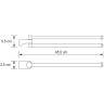 Полотенцедержатель WASSERKRAFT KAMMEL K-8331
