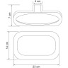 Полотенцедержатель WASSERKRAFT KAMMEL K-8360