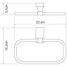 Полотенцедержатель WASSERKRAFT LEINE K-5060WHITE