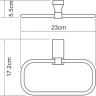 Полотенцедержатель WASSERKRAFT LOPAU K-6060