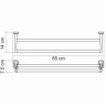 Полотенцедержатель WASSERKRAFT ODER K-3040