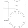Полотенцедержатель WASSERKRAFT RHEIN K-6260
