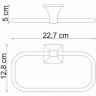 Полотенцедержатель WASSERKRAFT WERN K-2560