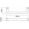 Поручень 35 см WASSERKRAFT K-1066