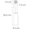 Щетка для унитаза подвесная WASSERKRAFT K-1087POLISHED GOLD