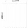 Шторка для ванной WASSERKRAFT NAU SC-77102