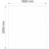 Шторка для ванной WASSERKRAFT VILS SC-10101