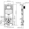 Система инсталляции для унитазов WASSERKRAFT ALLER 10TLT.010.ME.CH02