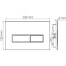 Система инсталляции для унитазов WASSERKRAFT DILL 61TLT.010.ME.PG03