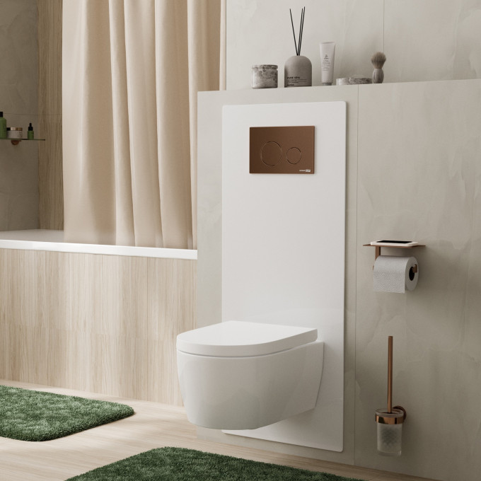 Система инсталляции для унитазов WASSERKRAFT SALM 27TLT.010.ME.BL.RG03