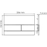 Система инсталляции для унитазов WASSERKRAFT VILS 56TLT.010.ME.RG04