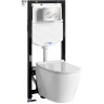 Система инсталляции с унитазом WASSERKRAFT ALLER 10TLT.010.ME.BN02.H002