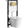 Система инсталляции с унитазом WASSERKRAFT ALLER 10TLT.010.ME.MG02.H002