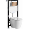 Система инсталляции с унитазом WASSERKRAFT ALLER 10TLT.010.ME.RG02.H002