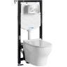 Система инсталяции с унитазом WASSERKRAFT ALLER 10TLT.010.ME.BN02.H001