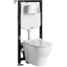 Система инсталяции с унитазом WASSERKRAFT ALLER 10TLT.010.ME.CH03.H001