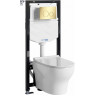 Система инсталяции с унитазом WASSERKRAFT ALLER 10TLT.010.ME.PG02.H001