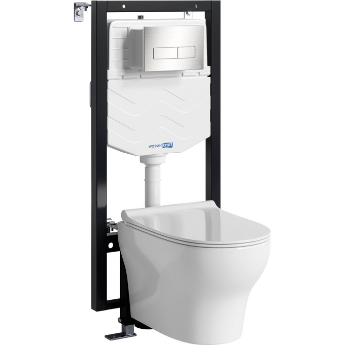 Система инсталяции с унитазом WASSERKRAFT VILS 56TLT.010.ME.BN03.H001