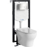 Система инсталяции с унитазом WASSERKRAFT VILS 56TLT.010.ME.BN03.H001