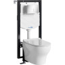 Система инсталяции с унитазом WASSERKRAFT VILS 56TLT.010.ME.CH04.H001