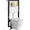 Система инсталяции с унитазом WASSERKRAFT VILS 56TLT.010.ME.MG03.H001