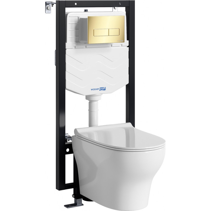 Система инсталяции с унитазом WASSERKRAFT VILS 56TLT.010.ME.PG03.H001