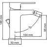 Смеситель для биде WASSERKRAFT ABENS 2006