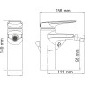 Смеситель для биде WASSERKRAFT AISCH 5506