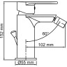 Смеситель для биде WASSERKRAFT ELBE 7406