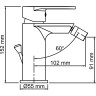 Смеситель для биде WASSERKRAFT MINDEL 8506