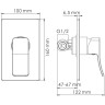 Смеситель для душа WASSERKRAFT ALLER 10651