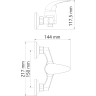 Смеситель для душа WASSERKRAFT ISEN 2602