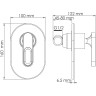 Смеситель для душа WASSERKRAFT KAMMEL 1851