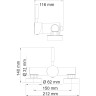 Смеситель для душа WASSERKRAFT MAIN 4102