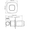 Смеситель для душа WASSERKRAFT NUTHE 9151