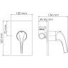 Смеситель для душа WASSERKRAFT SAUER 7151