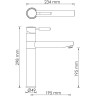 Смеситель для кухни WASSERKRAFT A8147