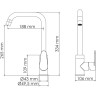 Смеситель для кухни WASSERKRAFT ALZ 28807