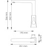 Смеситель для кухни WASSERKRAFT BERKEL 4807