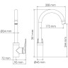 Смеситель для кухни WASSERKRAFT GLAN 6607