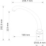 Смеситель для кухни WASSERKRAFT ROSSEL 2807