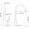 Смеситель для кухни WASSERKRAFT SAUER 7107