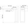 Смеситель для раковины WASSERKRAFT ALME 1510