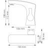 Смеситель для раковины WASSERKRAFT BERKEL 4803