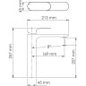 Смеситель для раковины WASSERKRAFT DINKEL 5803H
