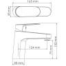 Смеситель для раковины WASSERKRAFT DONAU 5303