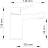 Смеситель для раковины WASSERKRAFT EXTER 1603