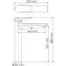 Смеситель для раковины WASSERKRAFT GLAN 6603H