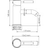 Смеситель для раковины WASSERKRAFT GOLLACH 3305